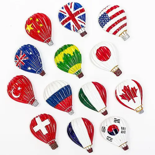 Balloon Customized PVC Tourist Souvenir Fridge Magnet